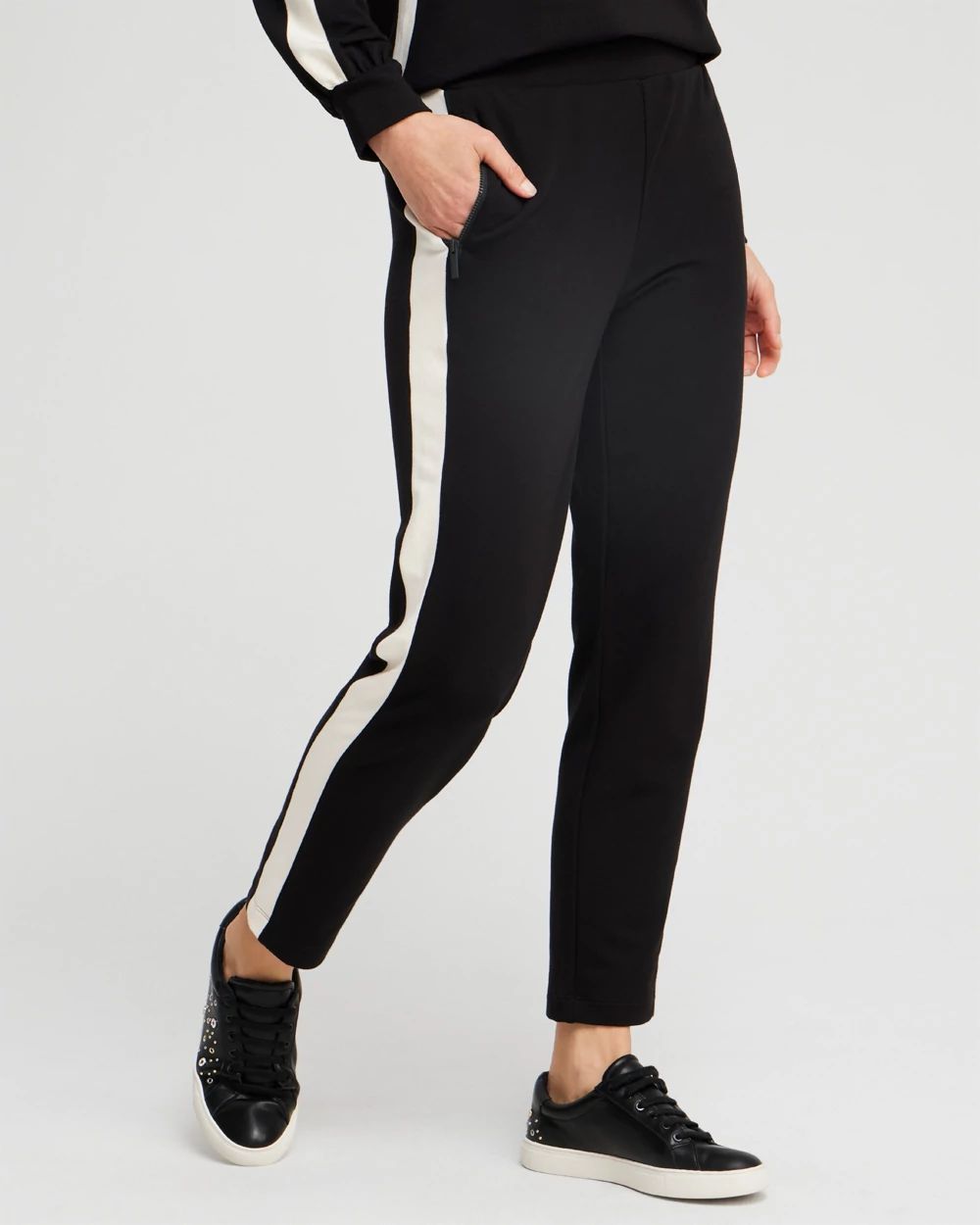 Zenergy® French Terry Inset Pants | Chico's